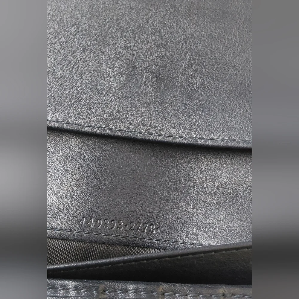 MICROGUCCISSIMA SOFT‎  CODE  449393- BMJ- 2773 MARGAUX BLUE WALLET - Picture 4 of 6